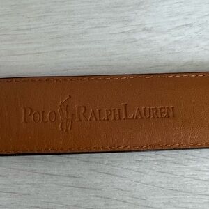 Polo Ralph Lauren Mens Genuine Leather Dress Belt Espresso Brown Size 32